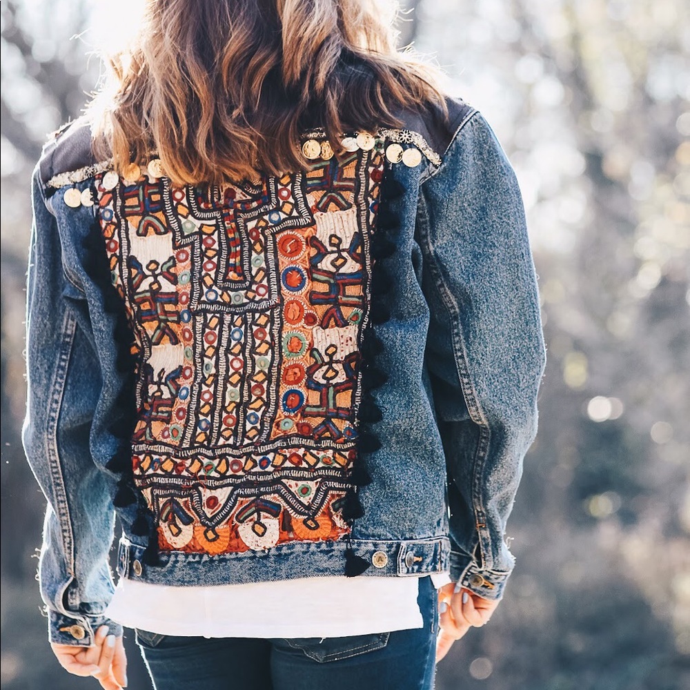 Size medium handmade boho jacket